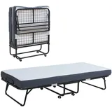 [en.casa] Borjavle 90 x 200 cm Schwarz