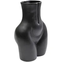 Kare Vase Donna schwarz, 40cm