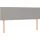 vidaXL Boxspringbett 140 x 200 cm Hellgrau