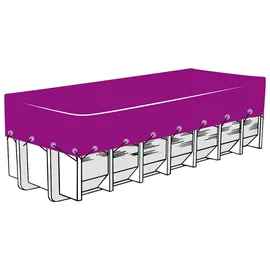 vidaXL Containernetz HDPE 3 x 7 m Schwarz