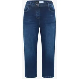 Cecil 3/4 Wide Leg Jeans im Loose Fit - Blau