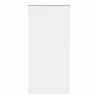 VidaXL Verdunkelungsrollo Weiß 115x230cm Stoffbreite 110,7cm Polyester