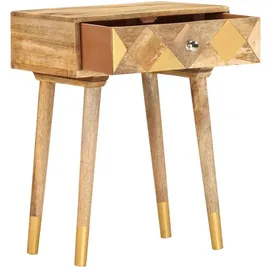 vidaXL Nachttisch 43x30x58 cm Massivholz Mango