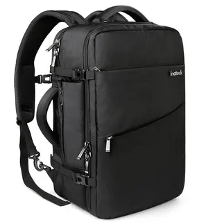 Inateck BP03001, Rucksack Reiserucksack Laptop für 15,6-17 Zoll Notebooks, Flug Genehmigt Kabinenrucksack für Weekender