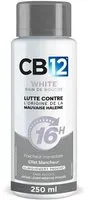 Bain de bouche CB12 White – Sans alcool - Aide à blanchir les dents Protection scientifiquement prouvée contre la mauvaise haleine pendant 16 heures Combat cause Fraîcheur longue durée Menthe douce 250 ml De Bouche