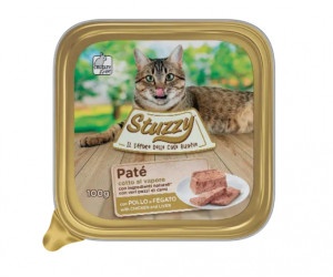 Stuzzy Pastete mit Huhn und Leber Katzen-Nassfutter (100 g) 4 Paletten (128 x 100 g)