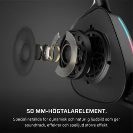 Corsair Void v2 Kabelloses Gaming-Headset Dolby Atmos, Schwarz