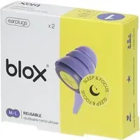 blox® Gamme Sleep & Focus - Silicone Réutilisable Bouchons D'Oreille 1x2 pc(s)