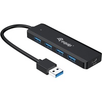 Equip 4-Port-USB-3.2 Gen 1-Hub und Adapter für USB-C