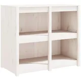 vidaXL Outdoor-Küchenschrank Weiß 106x55x92 cm Massivholz Kiefer Modell 1