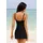 LASCANA Badeanzug Damen Schwarz 50 Cup D