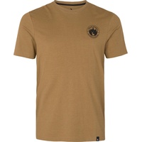 Seeland Saker T-Shirt Antique Bronze Melange) - Beige, Größe L,