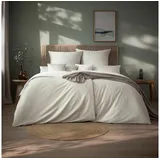 Estella Bettwäsche Valetta 135x200 cm + 80x80 cm | elfenbein | beige