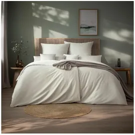 Estella Bettwäsche Valetta 135x200 cm + 80x80 cm | elfenbein | beige