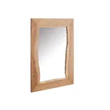 Massivmoebel24 Spiegel Akazie 100 x 3 x 70 cm Beige