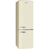 Amica KGCR 387 102 B Retro-Kühl-Gefrierkombination (244 l, 1810 mm hoch, Beige)