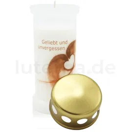 Bolsius Nr.6 Grablicht 17,3 cm Herz