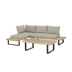 Lounge-Set  Kreta ¦ holzfarben