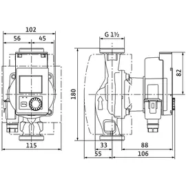 WILO Hocheffizienzpumpe Stratos PICO plus 25/0,5-4