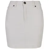 URBAN CLASSICS Organic Stretch Kurzer Rock Mit Hoher Taille Off White Raw 30