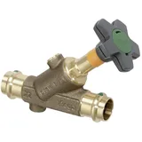 Viega Schrägsitzventil mit SC Easytop 2237.5, in 15mm, Rotguss