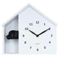Karlsson Wanduhr Peeking Doggy - Weiß - 24.9x24.9x27cm