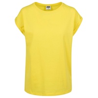 URBAN CLASSICS Ladies Extended Shoulder Tee T-Shirt brightyellow, |