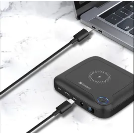 Sandberg All-in-1 Notebook Powerbank 24000 mAh schwarz