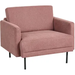 Sessel BREDA Stoff Rosa