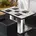 130 x 80 x Marmor/Edelstahl