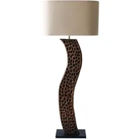 SalesFever Stehlampe Akazie, ohne Leuchtmittel, handgefertigt beige