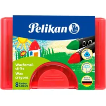 Pelikan Wachsmalstift 8 St. wasserfest dreieckig