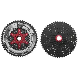 SunRace Mx80 Kassette Schwarz/Rot 11s