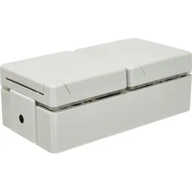 Jung Schuko-Steckdose 2-fach Grau