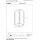 LUCIDE Laurens 1-flg. 30 cm rechteckig schwarz Glas Metall