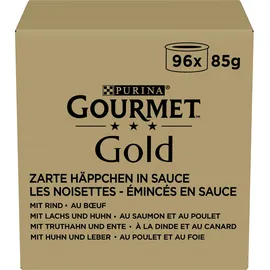 Purina Gourmet Gold Zarte Häppchen in Sauce 96 x 85g