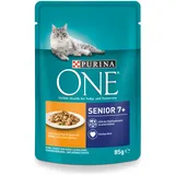 Purina ONE Senior7 mit Huhn und grünen Bohnen 85 g, NEU