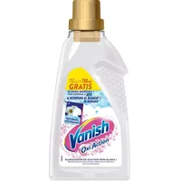 5x Fleckenentferner Vanish Oxi Action Gel White 1,5 L Waschmittel Textilpflege