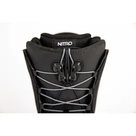Nitro Herren Snowboards Sentinel TLS '23 All Mountain Freestyle Schnellschnürsystem Günstig Boot Snowboardboot, True Black, MP 26.5 // EU 40 2/3 // US 8,5