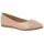 VAN HILL Damen Klassische Ballerinas Lack Schuhe Slippers Flache Slip On Abendschuhe Leder-Optik Freizeit Schlupfschuhe 211150 Beige Lack 41 - 41 EU
