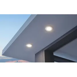 EGLO LED Einbauleuchte Kunststoff/Metall Ø7,8 cm 6W 3000K Warmweiß IP44