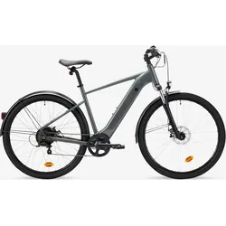 E-Bike SUV Trekking 28 Zoll E-ACTV 100 hoher Einstieg anthrazitgrau EINHEITSFARBE L/XL