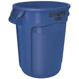 Proregal Rubbermaid Brute Runde Mehrzwecktonne Mit Belüftungskanälen 121,1 Liter HxBxT 69,2 x 63,5 x 55,5 cm Aus Widerstandsfähigem Kunststoff Blau