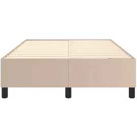 vidaXL Boxspringbett 120 x 200 cm Braun
