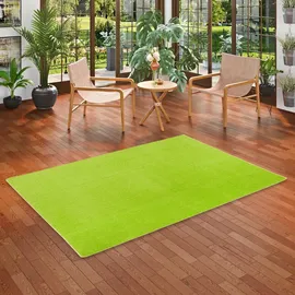 Snapstyle Trend Velours Teppich, Joy Grasgrün 80x160cm
