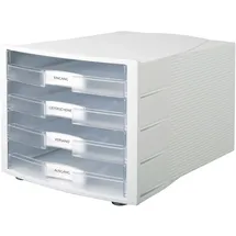 HAN Schubladenbox Impuls 28,0 x 36,7 x 23,5 cm 4-tlg. transparent