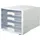 HAN Schubladenbox Impuls 28,0 x 36,7 x 23,5 cm 4-tlg. transparent