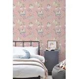 NEXT Party Unicorn Vliestapete 10m x 0,53m 1 St Rosa