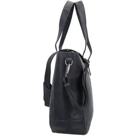 Plevier Shopper Leder Schwarz