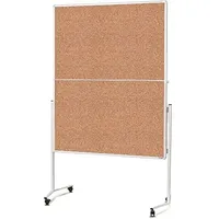 Magnetoplan Moderationswand 120,0 x 150,0 cm braun